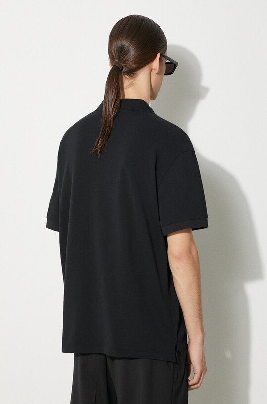 Clothing Neil Barrett cotton polo shirt Loose Pierced Nipple Polo MY70223A.Y517.001N black