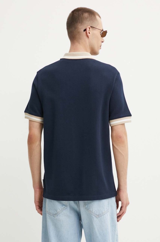 Odzież Marc O'Polo polo bawełniane DENIM 5000000173 granatowy