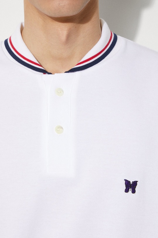 Needles cotton polo shirt Shawl Collar S/S Polo OT257