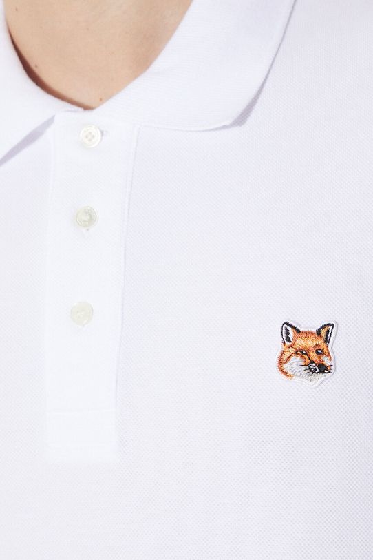 Бавовняне поло Maison Kitsuné Fox Head Patch Regular Polo LM00208KJ7002