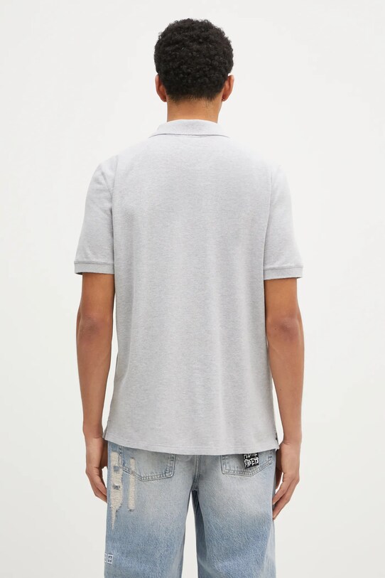 Oblečení Bavlněné polo tričko Maison Kitsuné Fox Head Patch Regular Polo LM00208KJ7002 šedá
