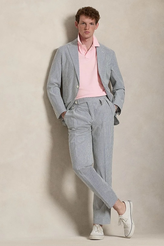 Odzież Polo Ralph Lauren polo bawełniane 710680784 różowy