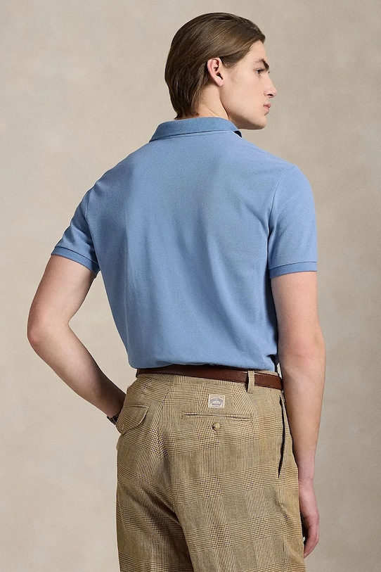 Polo Ralph Lauren polo bawełniane 710680784 niebieski AW25