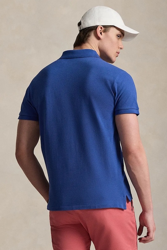 Polo Ralph Lauren polo bawełniane 710680784 granatowy SS26