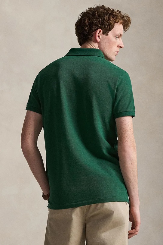 Polo Ralph Lauren polo bawełniane 710680784 zielony SS26