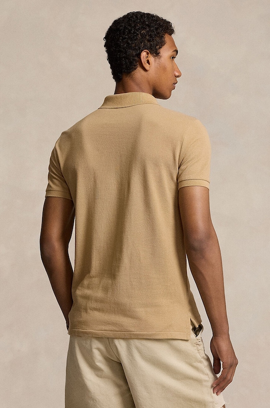 Polo Ralph Lauren polo bawełniane 710680784 beżowy AW25