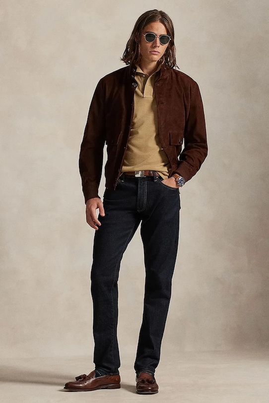 Odzież Polo Ralph Lauren polo bawełniane 710680784 beżowy