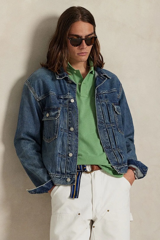 Polo Ralph Lauren polo bawełniane 710680784 zielony