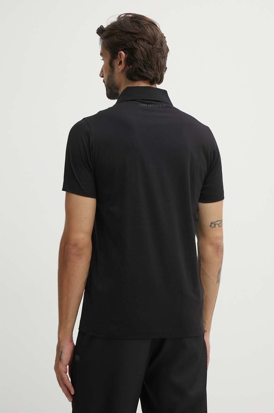 Îmbrăcăminte Karl Lagerfeld polo de bumbac 542241.745422 negru