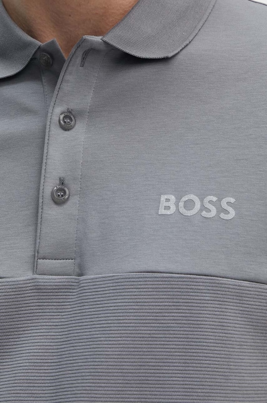 BOSS Green polo 50505849 szary