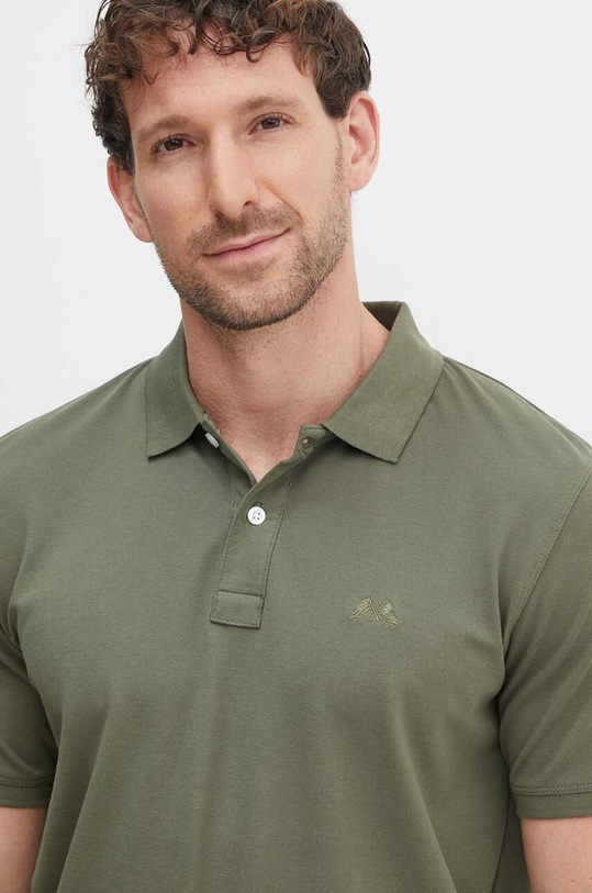 Поло Lindbergh зелёный 30.404016.ARMY223
