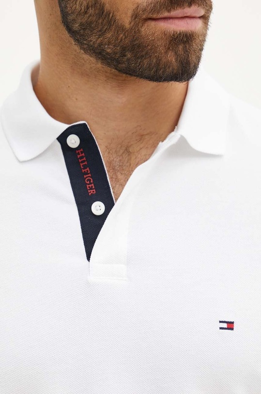 Πόλο Tommy Hilfiger λευκό MW0MW34753