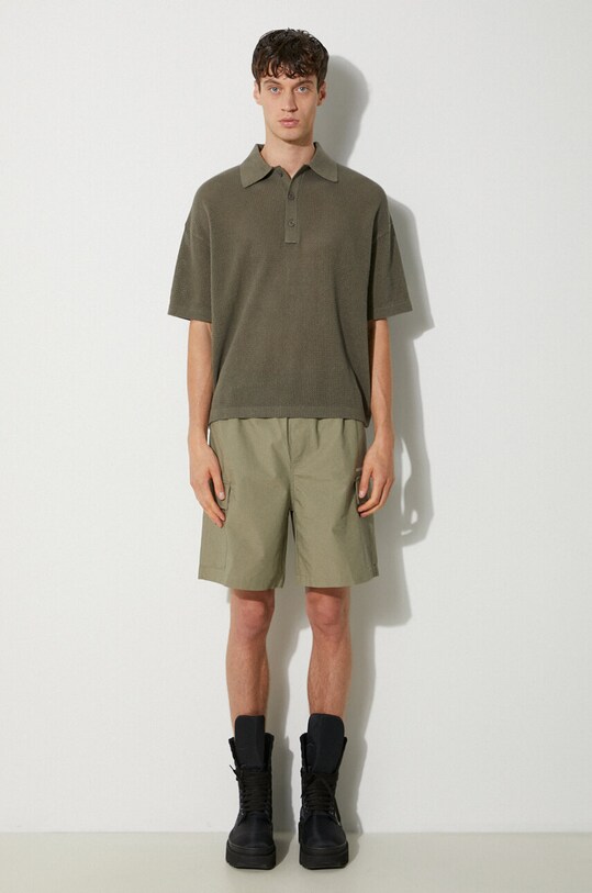 Bavlněné polo tričko MKI MIYUKI ZOKU Loose Gauge Polo LOOSE.GAUGE.POLO