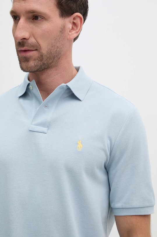 Polo Ralph Lauren polo de bumbac albastru 710534735