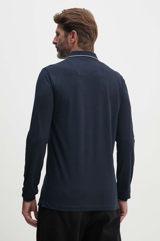 Abbigliamento Aeronautica Militare top a maniche lunghe in cotone PO1653P82 blu navy
