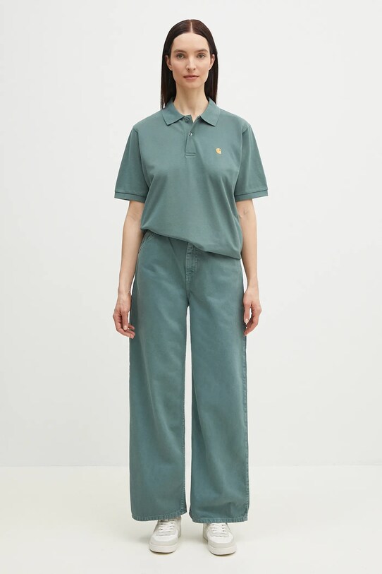 Pamučna polo majica Carhartt WIP S/S Chase Pique Polo I023807.2N0XX