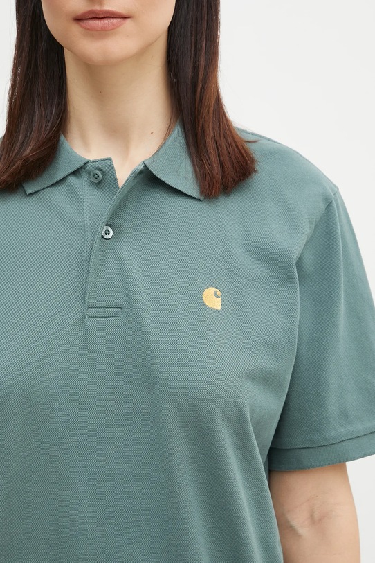 Pamučna polo majica Carhartt WIP S/S Chase Pique Polo I023807.2N0XX