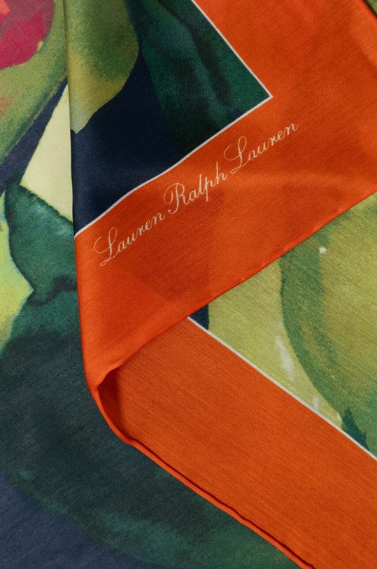 Lauren Ralph Lauren apaszka z domieszką jedwabiu 454937209 multicolor SS24
