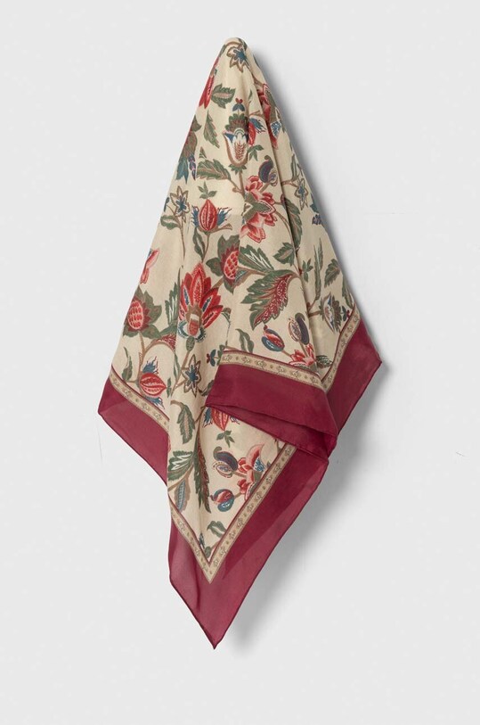 Lauren Ralph Lauren apaszka jedwabna jedwab fioletowy 454937215