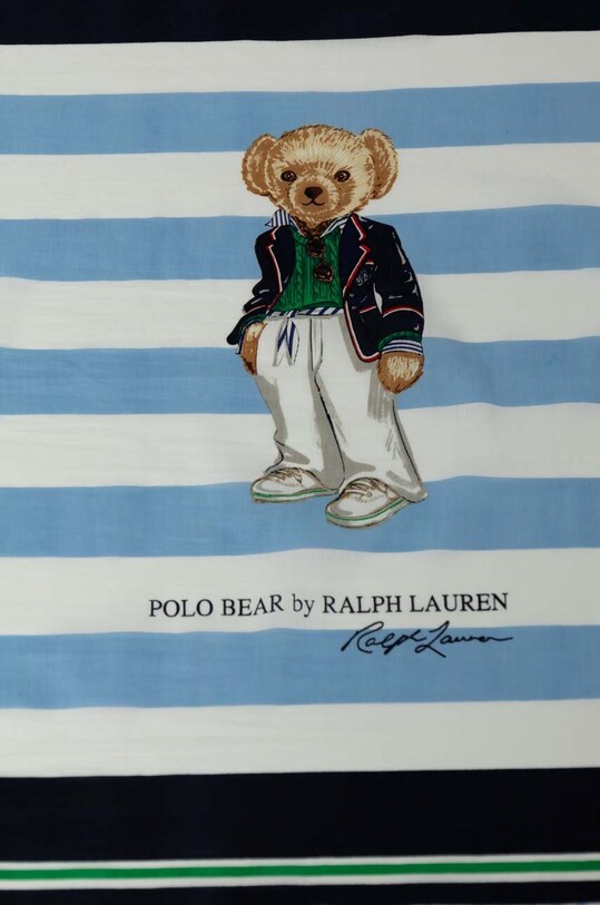 Polo Ralph Lauren apaszka z domieszką jedwabiu 455938468 multicolor SS24