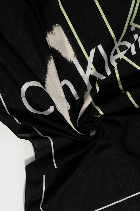 Calvin Klein Jeans eșarfă de bumbac negru K60K611603