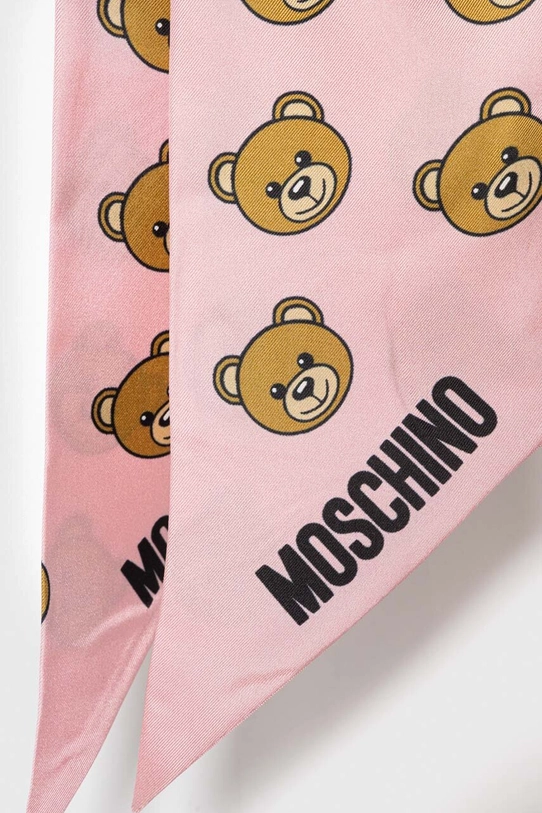 Шелковый платок на шею Moschino M5708.E3242 розовый SS25