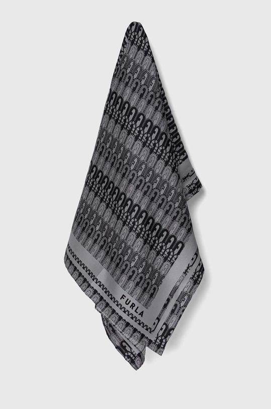 Furla chusta jedwabna jedwab szary WT00021.BX2509.O6000