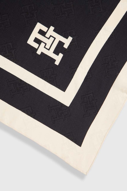 Tommy Hilfiger chusta jedwabna AW0AW16187 granatowy SS24