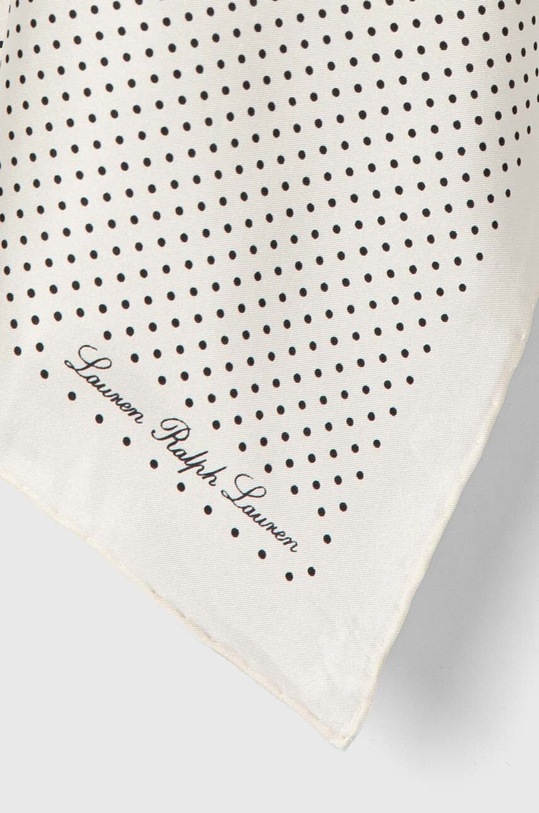 Lauren Ralph Lauren apaszka jedwabna biały 454943675