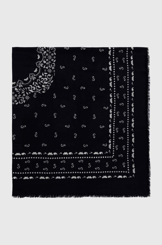 Akcesoria Weekend Max Mara chusta wełniana 2415541034600 granatowy