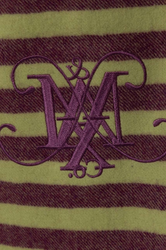 MAX&Co. szalik wełniany 2416541026200 zielony SS24