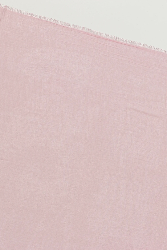 Šál s prímesou hodvábu United Colors of Benetton 6C2GDU016 ružová SS25