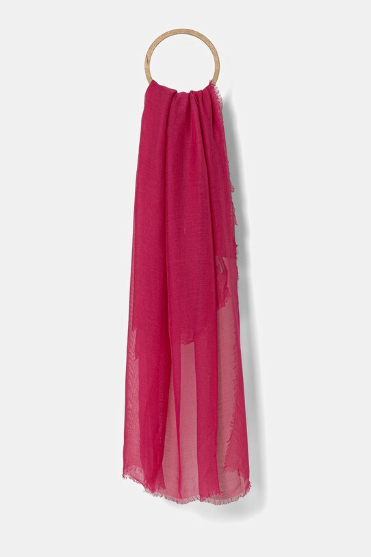 United Colors of Benetton o esarfa din amestec de matase roz 6C2GDU016