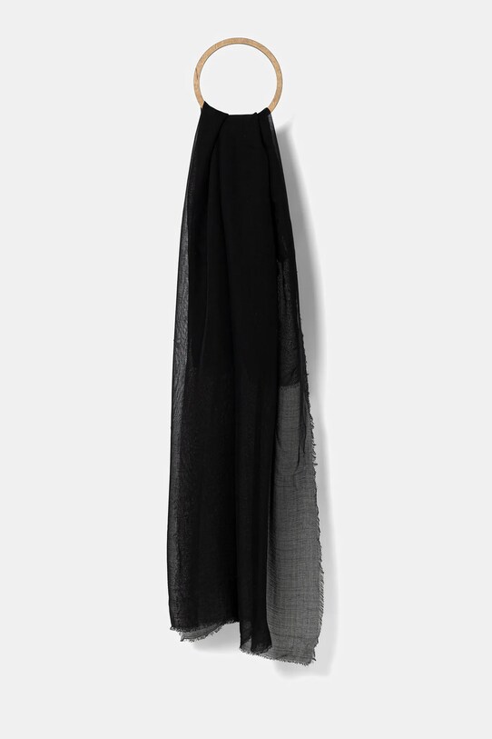 United Colors of Benetton o esarfa din amestec de matase negru 6C2GDU016