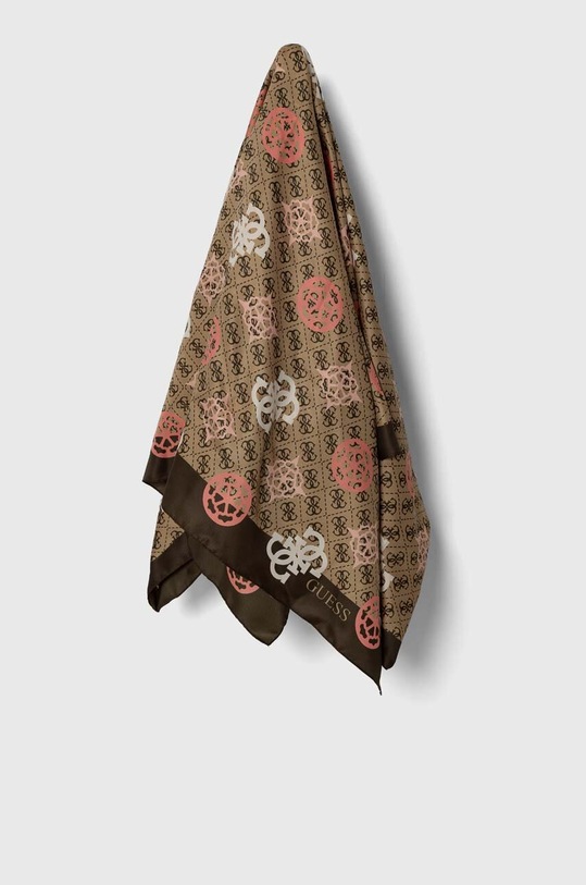 Šála Guess VIKKY látka béžová AW5099.POL03