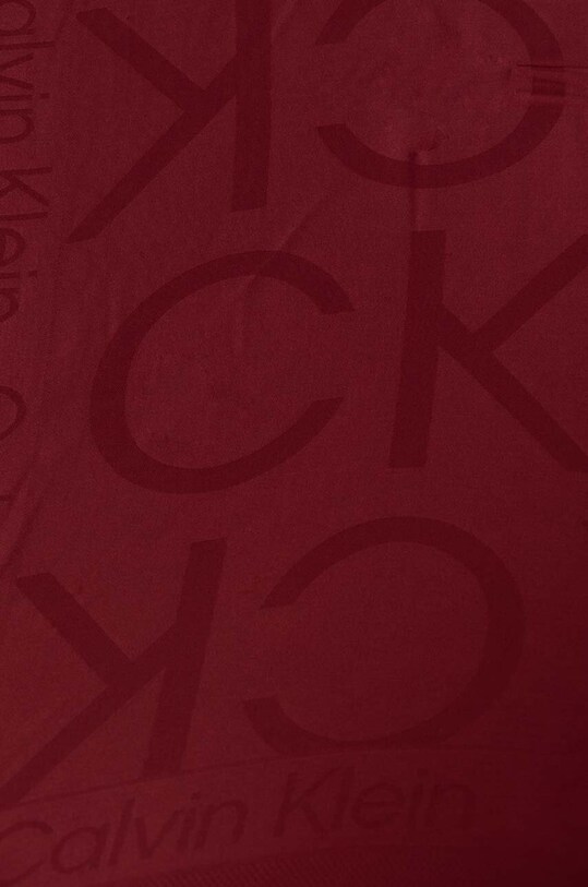 Σάλι Calvin Klein K60K611740 μπορντό SS24