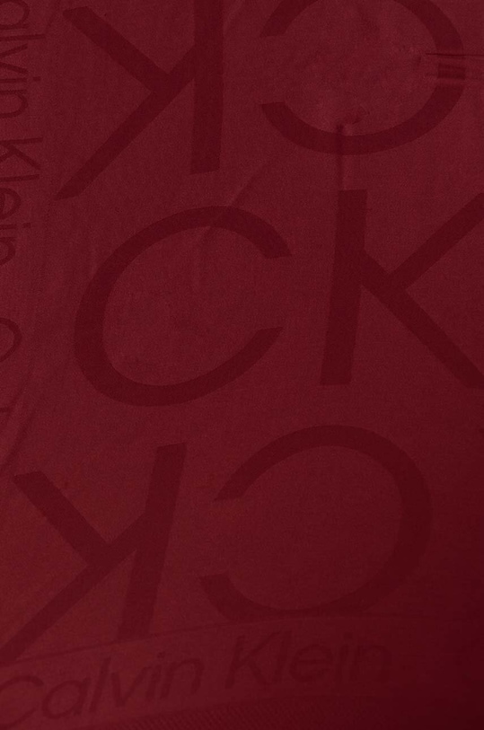 Calvin Klein chusta K60K611740 bordowy SS24