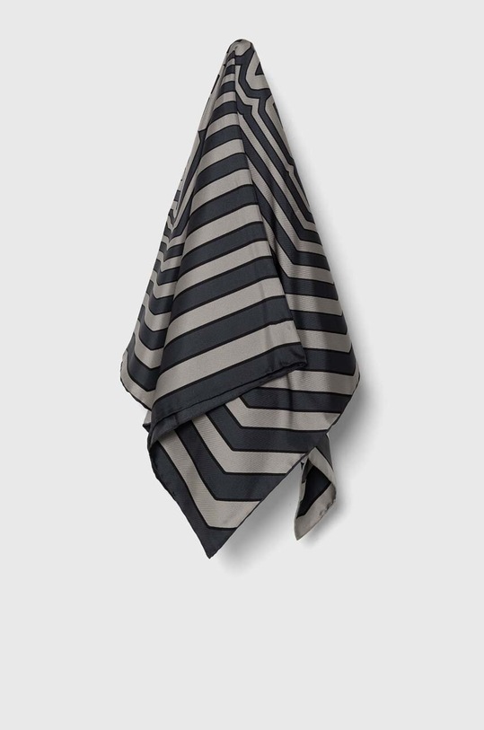 Lanvin selyem kendő selyem szürke 6L9090.SR554