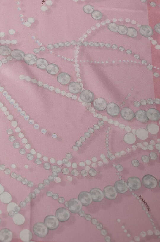 Lanvin foulard in seta 6L9090.SR556 rosa SS24