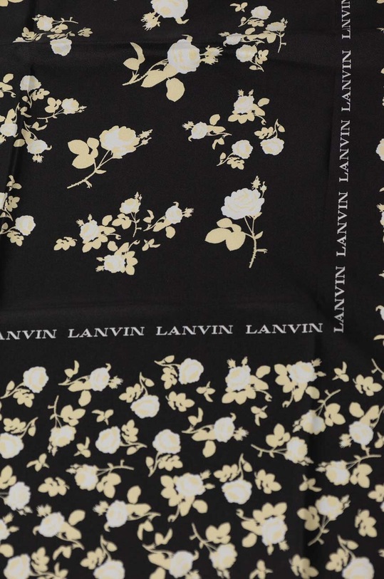 Lanvin chusta jedwabna 6L9090.SR557 czarny SS24