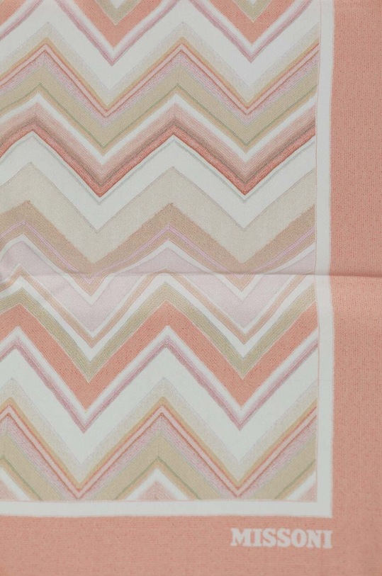 Hedvábný kapesníček Missoni FO41TWD9645 oranžová SS24
