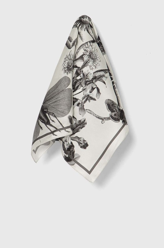 AllSaints apaszka jedwabna tkanina multicolor 29AS101468