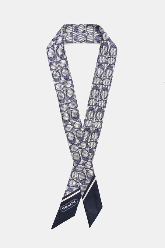 Coach apaszka damska jedwabna granatowy 29C2783