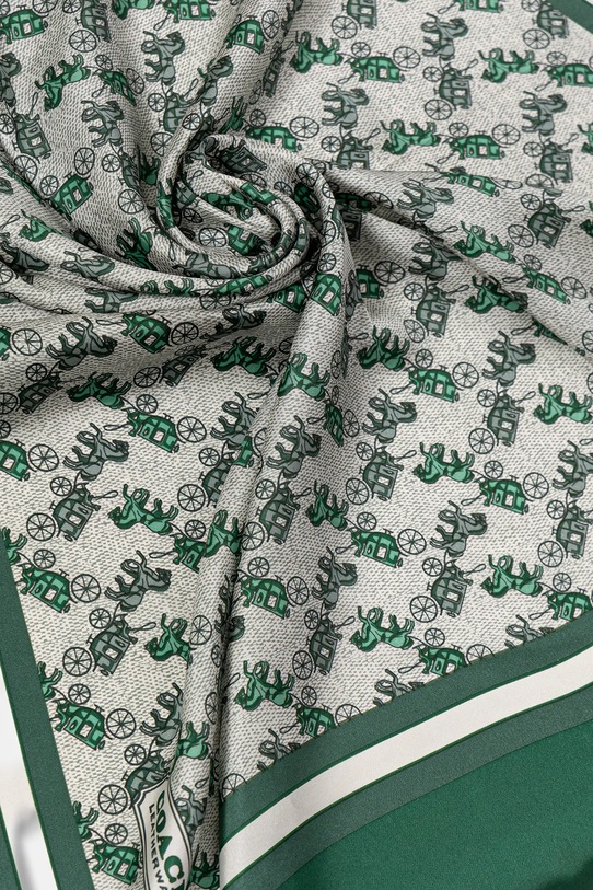 Аксесуари Шовкова хустка Coach 29CH153 зелений