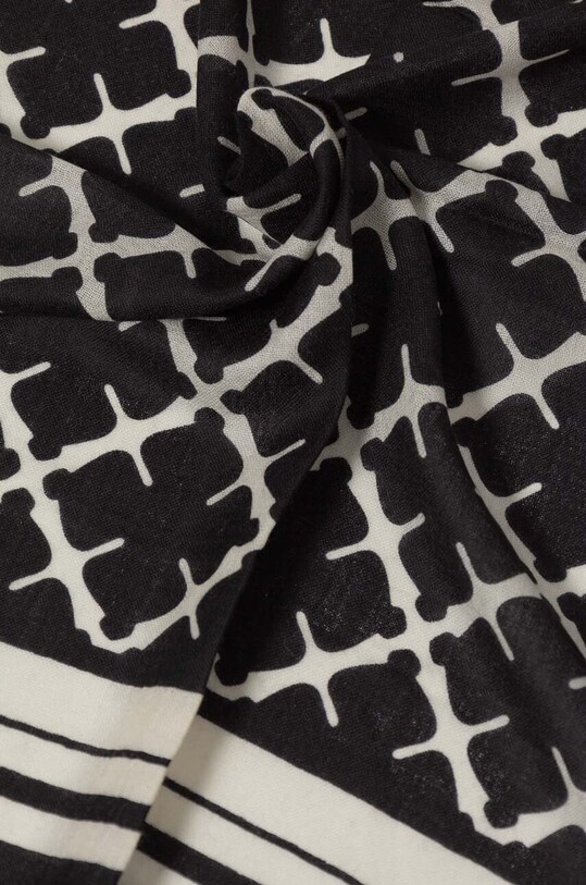 Akcesoria By Malene Birger chusta wełniana Q68970058Z czarny