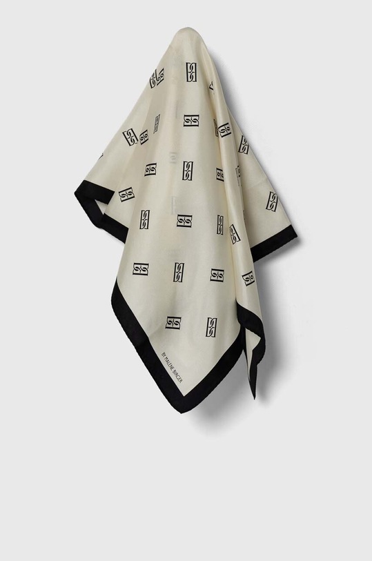 Hodvábna šatka By Malene Birger hodváb béžová Q70130017