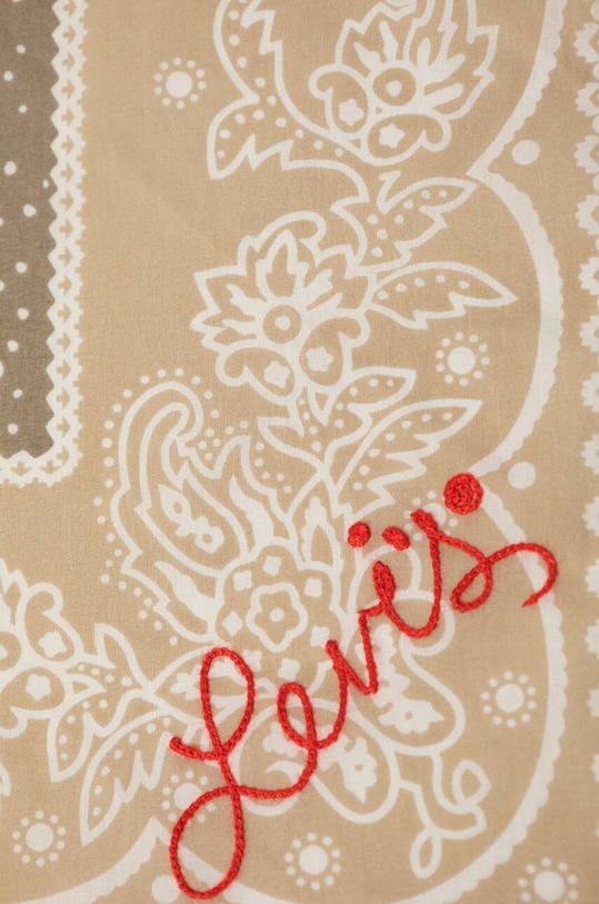 Doplňky Bavlněný šátek Levi's D7944.0002 béžová
