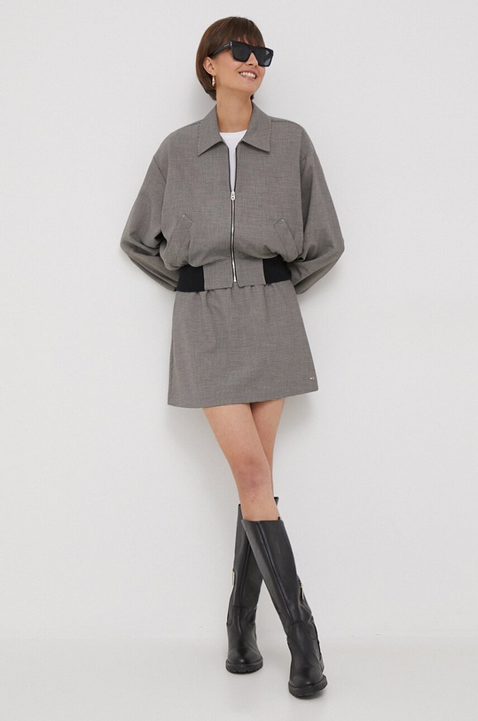 Sukňa Tommy Hilfiger WW0WW40515 béžová SS24