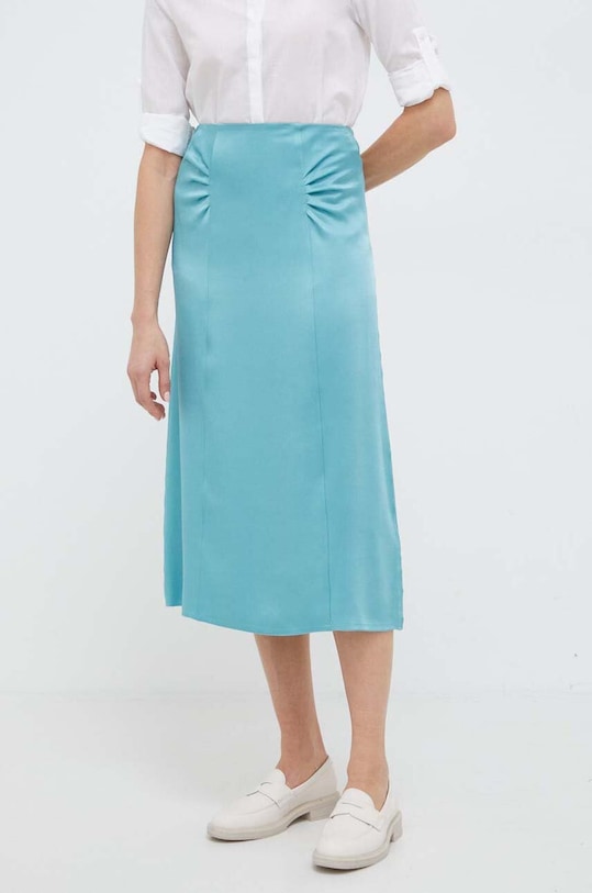 BOSS spódnica midi zielony 50508440