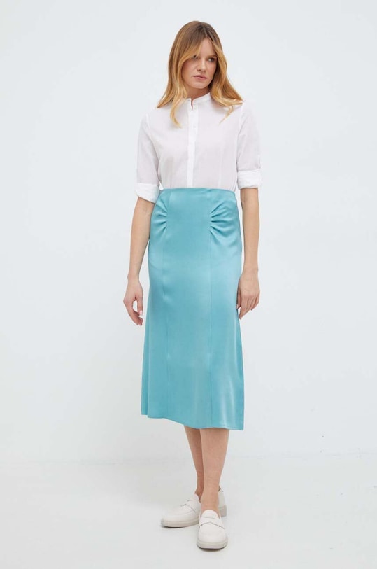 BOSS spódnica 50508440 zielony SS24